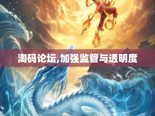 淘码论坛,加强监管与透明度