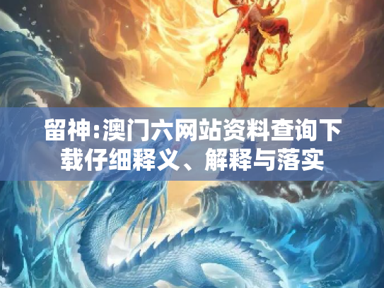 留神:澳门六网站资料查询下载仔细释义、解释与落实